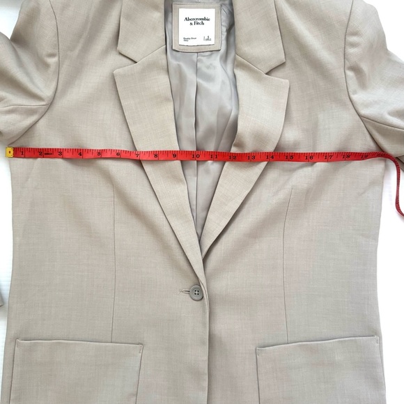 Abercrombie & Fitch Tan Blazer Size Small - Picture 10 of 10
